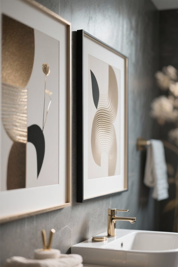bathroom art selection factors