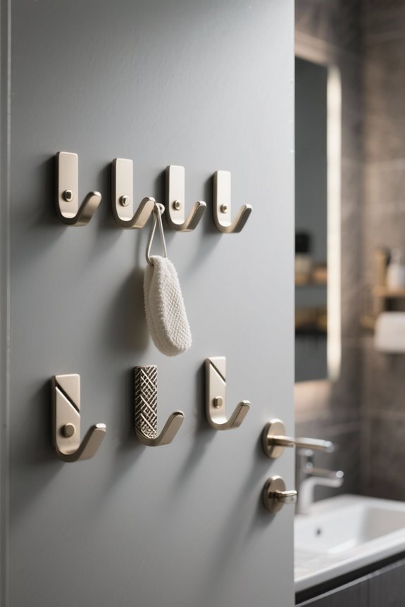 bathroom hook selection factors