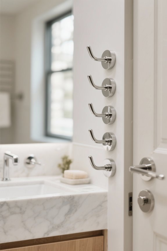 bathroom hooks for convenience