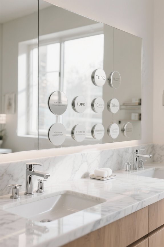 bathroom mirror adhesive recommendations