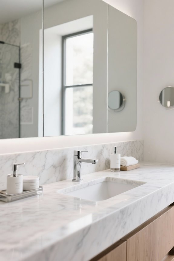 bathroom mirror decor ideas