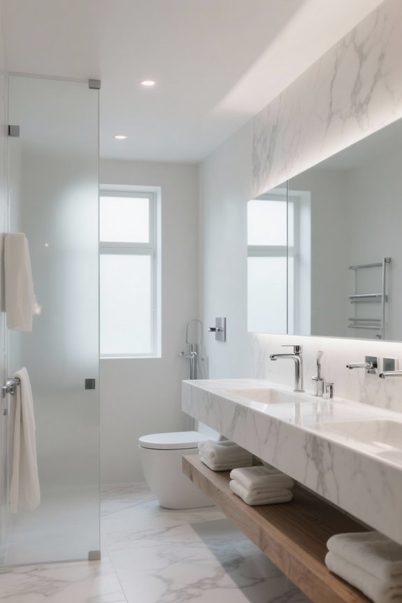 brighten windowless bathrooms creatively
