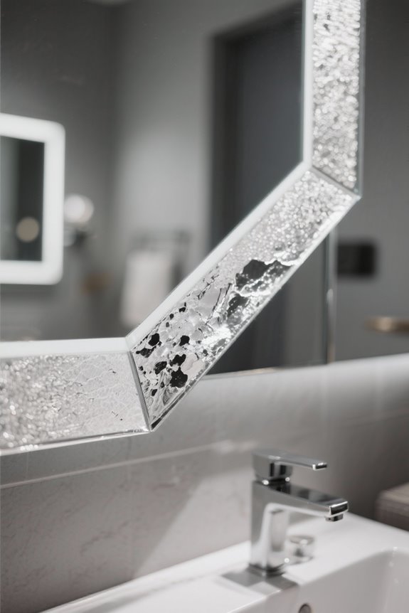 causes of mirror desilvering