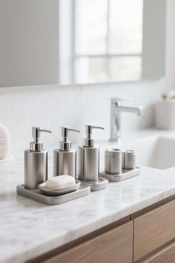 chic bathroom soap dispensers