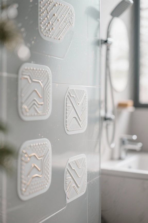 choose safe shower stickers