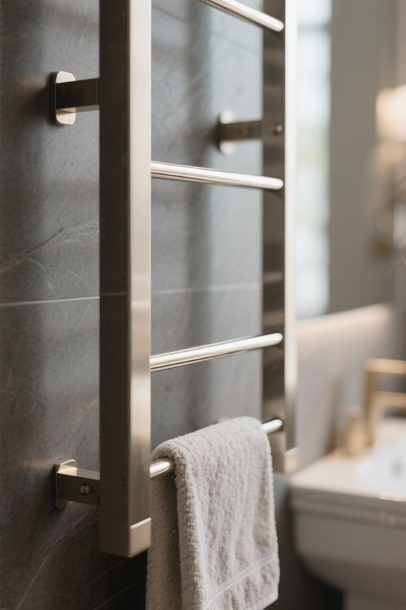 choosing a ladder towel rack