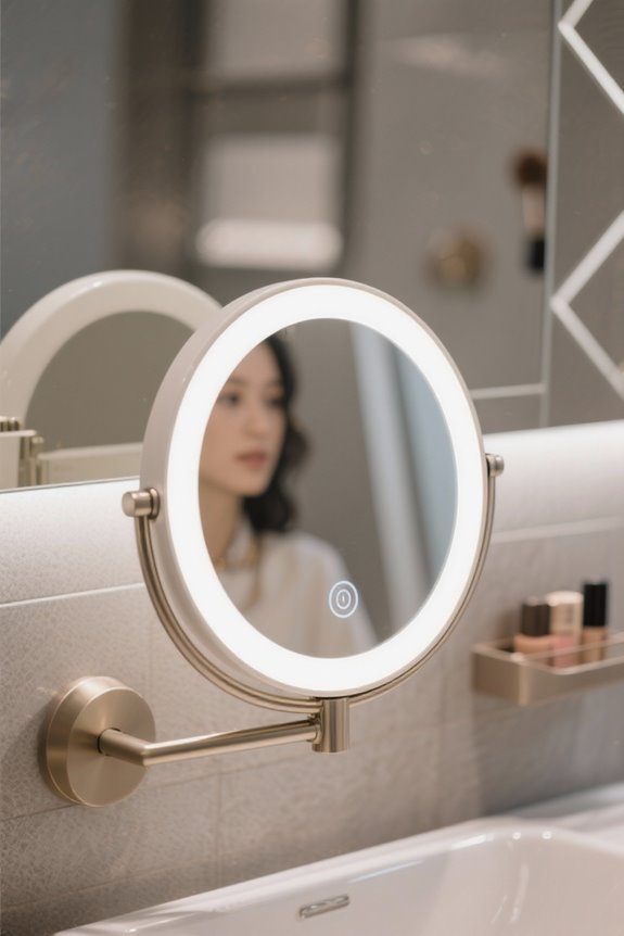 choosing a ring light mirror