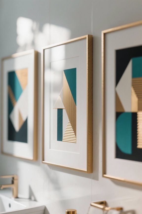 choosing bathroom art carefully
