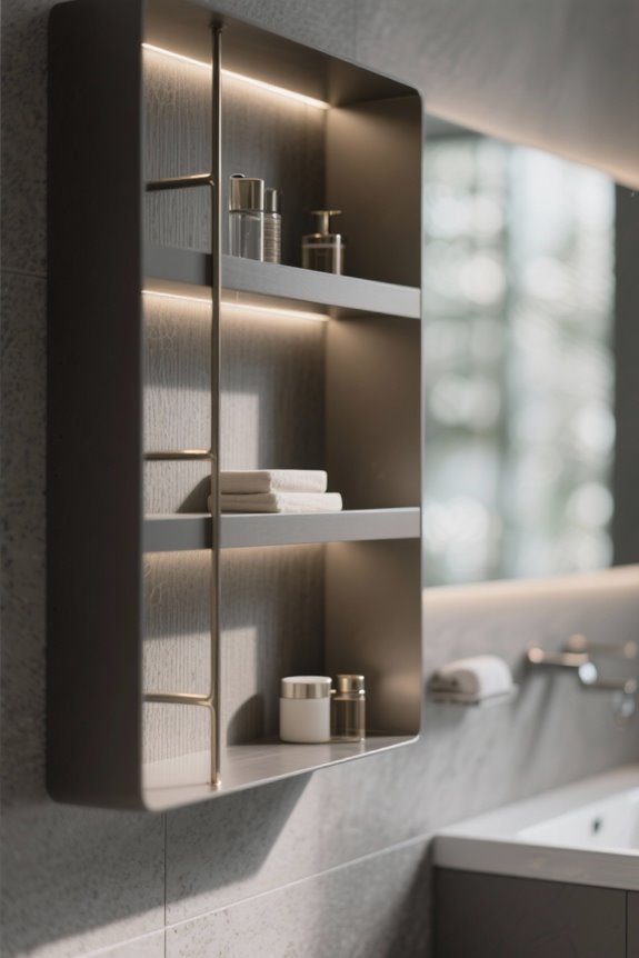 choosing bathroom shelving wisely