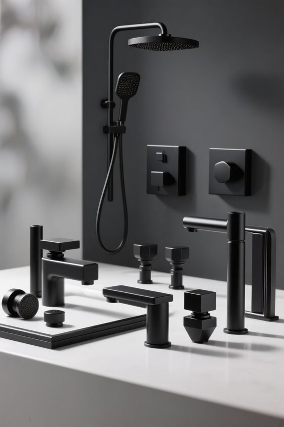 choosing black shower trim