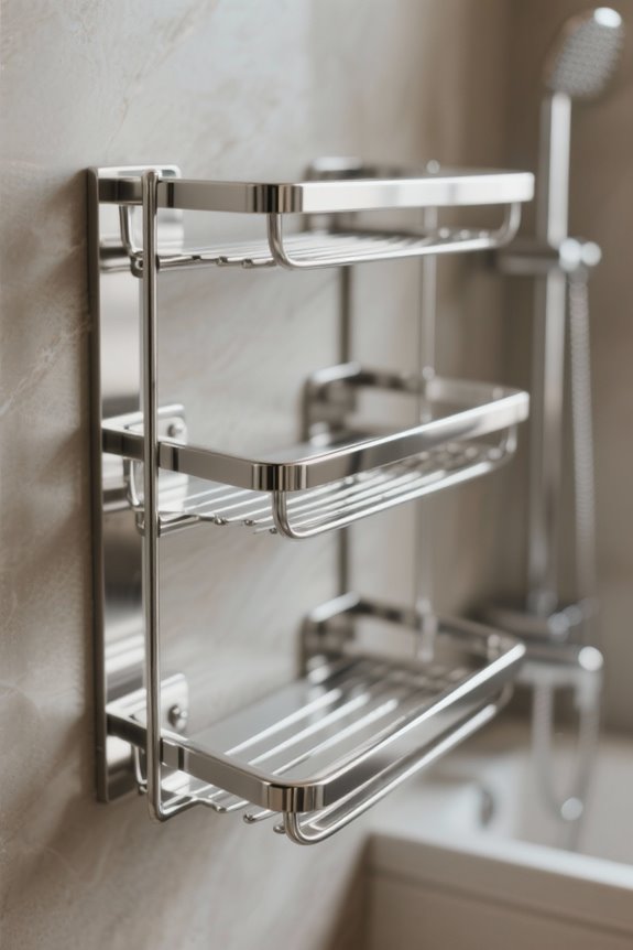 choosing durable shower shelves
