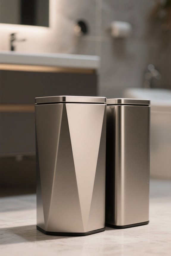 choosing slim trash can
