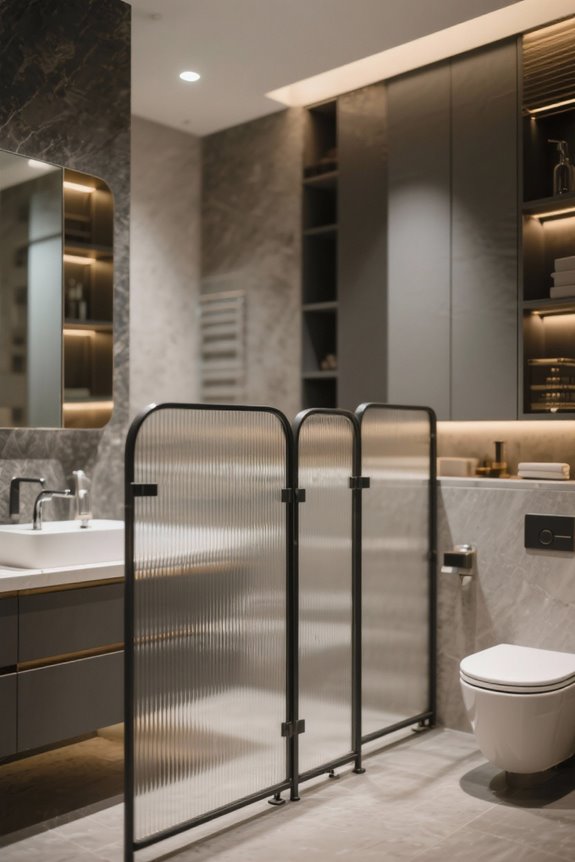 clever bathroom privacy solutions