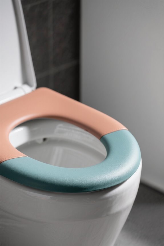 colored toilet seat selection