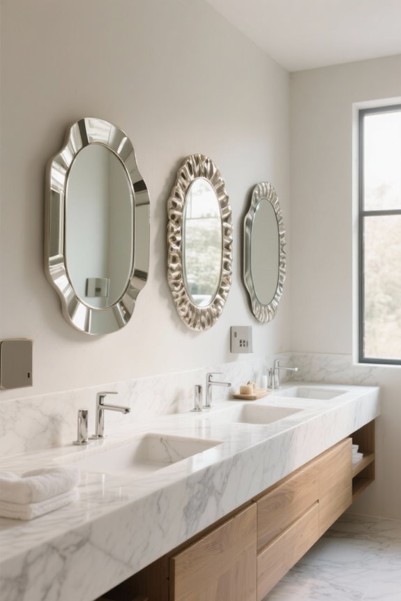 decorative mirrors for bathrooms