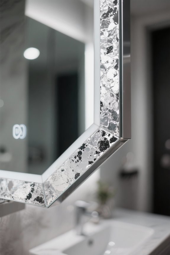 desilvering signs on mirrors