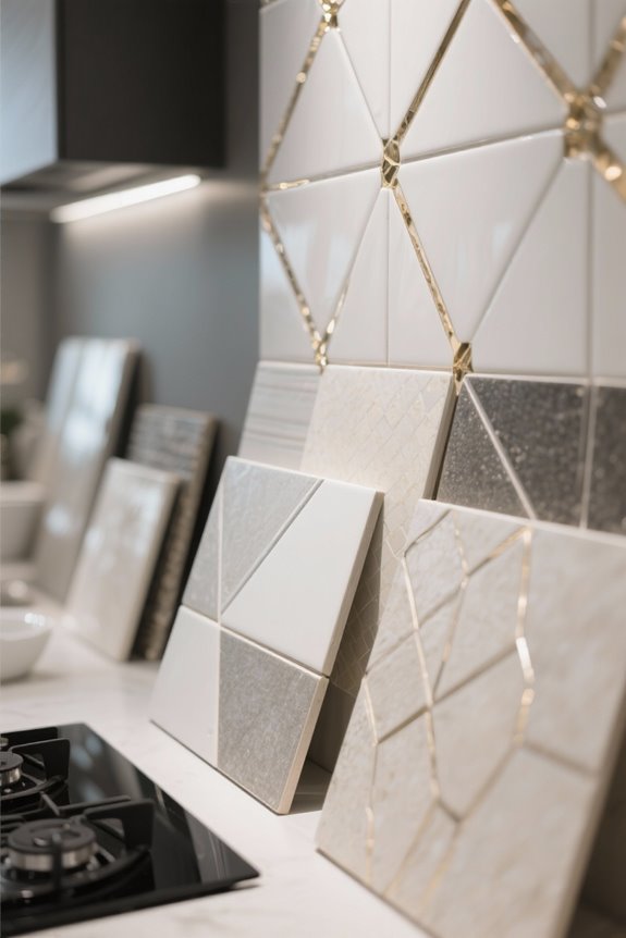 diverse kitchen backsplash materials