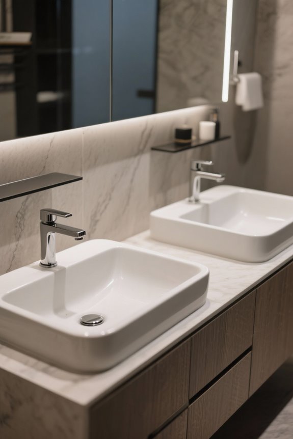 double sink space requirements