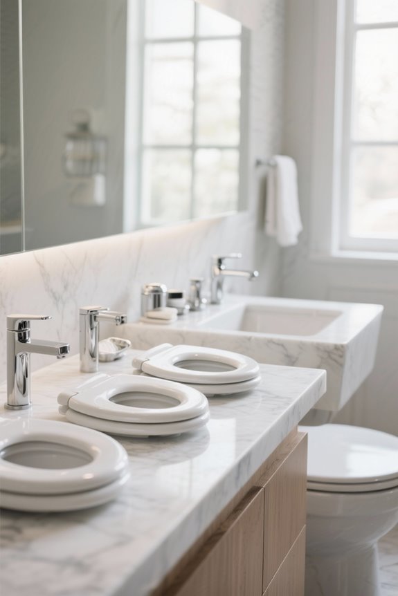 easy clean toilet seat options