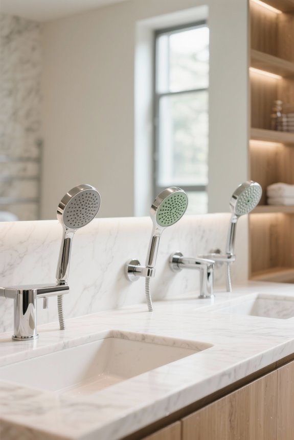 eco friendly water saving shower heads