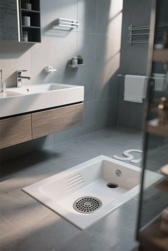 effective drain placement accessibility