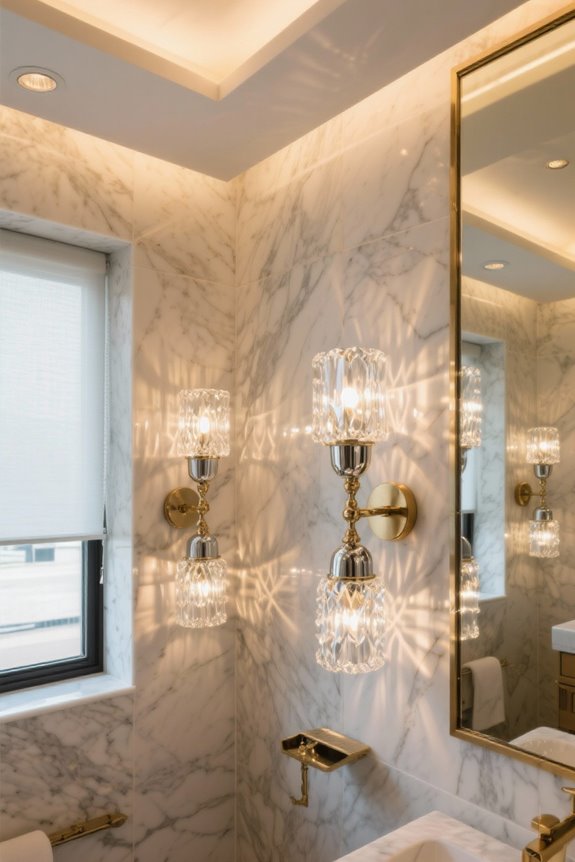 elegant bathroom lighting solution