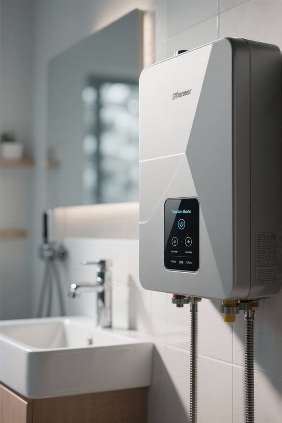 energy efficient water heater settings