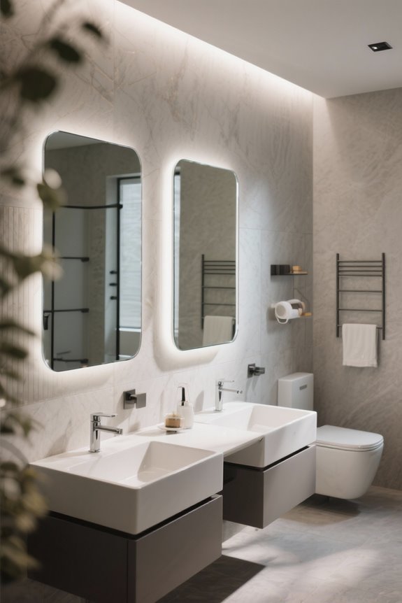 enhance light with mirrors