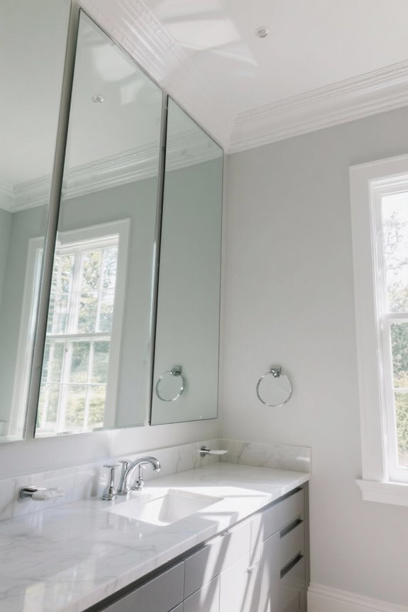 enhancing space with mirrors