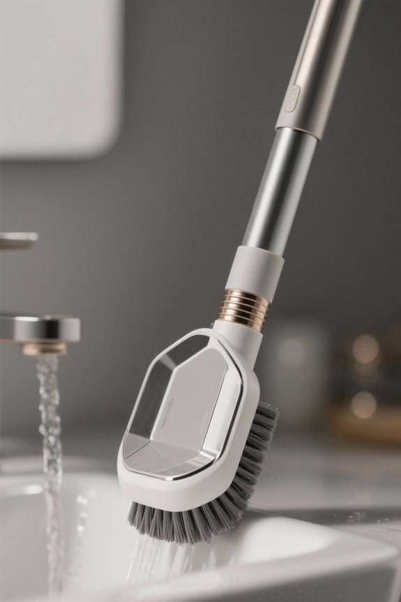extendable cleaning brush features