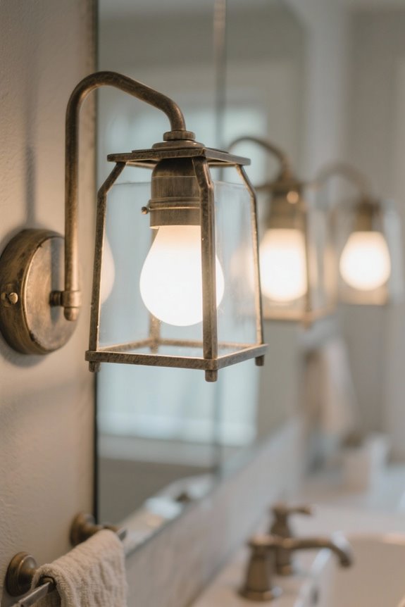 farmhouse bathroom lighting considerations