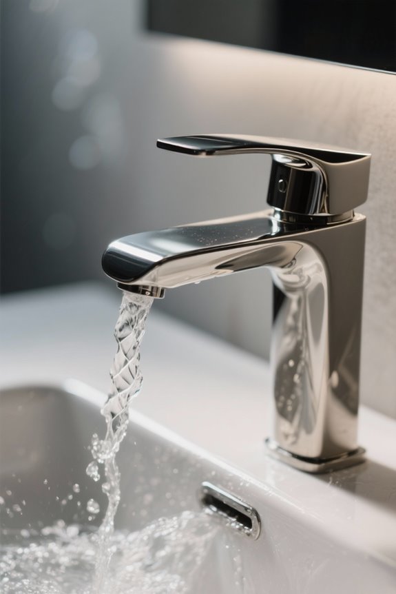 faucet design splash control