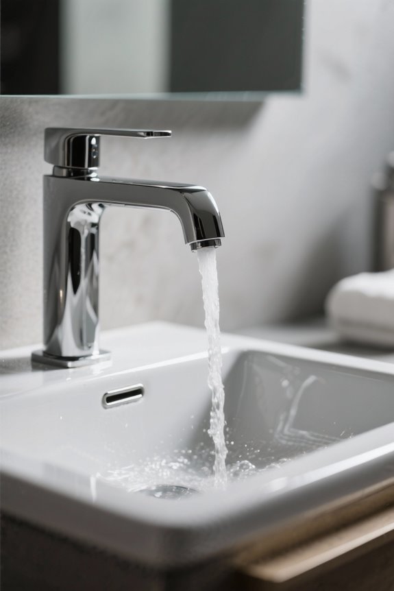 faucet reach basin dimensions