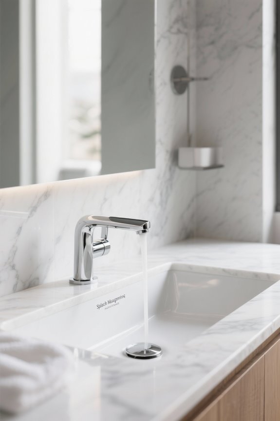 faucet reach impacts splash