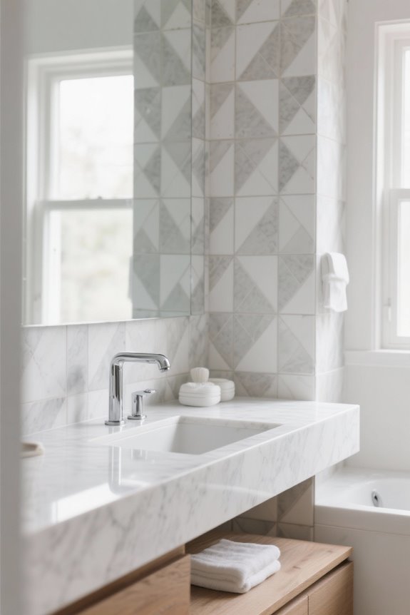 harmonizing tiles and decor