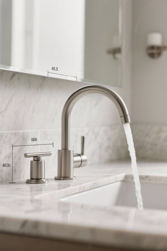 ideal wall mount faucet reach