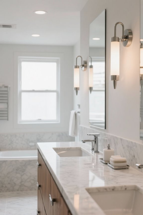 industrial bathroom lighting options