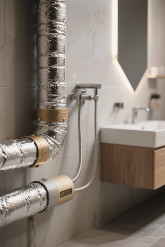 insulate pipes for efficiency