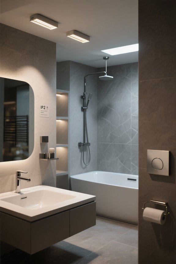 ip ratings ensure bathroom safety