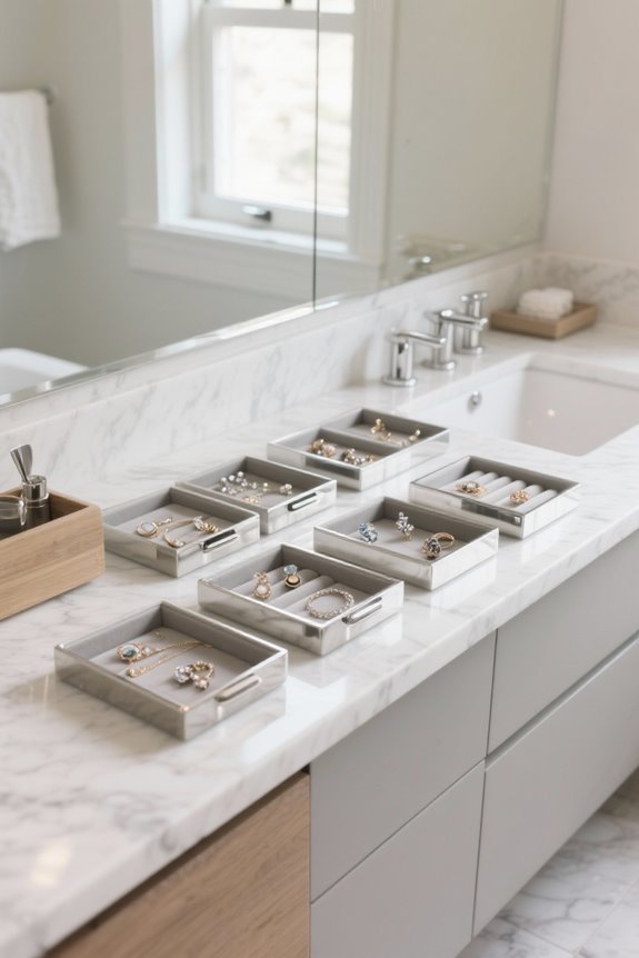 jewelry organizer trays selection