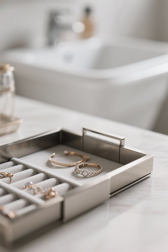 jewelry tray size material