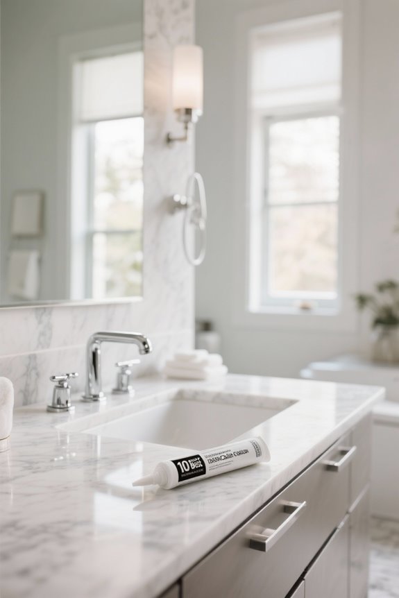 leak proof bathroom caulk options
