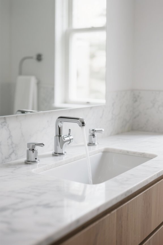luxurious deck mount faucets