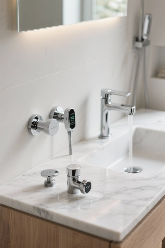 luxurious digital shower experience