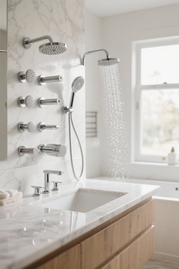 luxurious rain shower systems