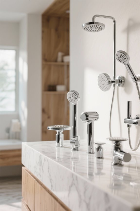 luxurious spa shower heads