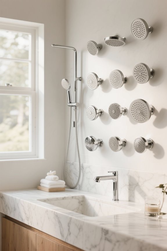 luxury shower experience selection
