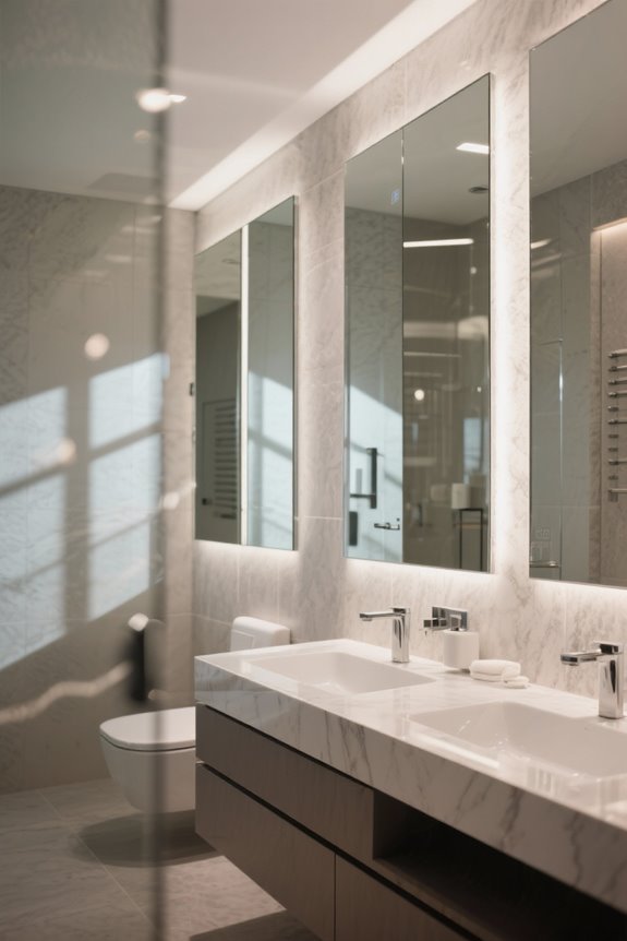 maximizing light through mirrors