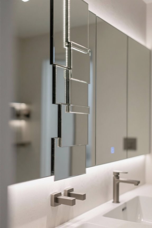 mirror stacking for spaciousness