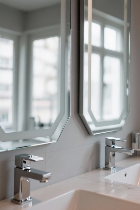 mirrors enhance natural light